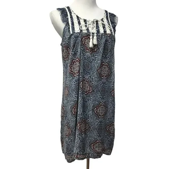 red and beige lace dress Red Beaded Lace